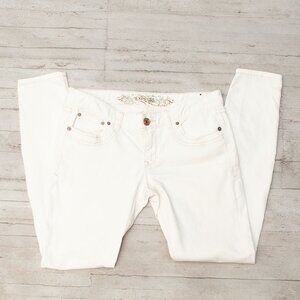 NWOT Express Stella Jean Leggings Regular Fit Low Rise size 10 Ecru